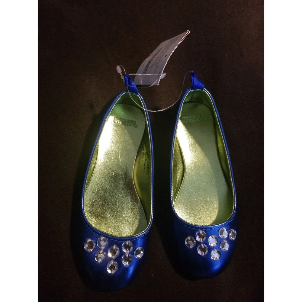 Gymboree color happy blue‎ shoes 9 nwt